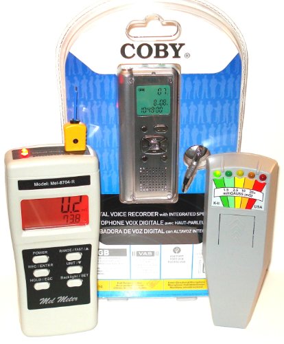 Mel-8704R K2 EMF Meters EVP Digital Voice Recorder 