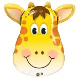 Jungle Safari Giraffe Mylar Super Shape Balloon
