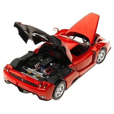 Hot Wheels Red Enzo Ferrari 1/18 Scale Diecast Model