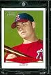 2007 Bowman Heritage Prospects # BHP2 Peter Bourjos (XRC - RC - Extended Rookie Prospect Card) Los Angeles Angels - Rookie Baseball Card in a Protective Display Case