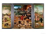 Triptych of the Temptation of St. Anthony Stretched Canvas Poster Print