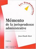M�mento de la jurisprudence administrative