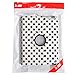 HDE iPad 2 iPad 3 iPad 4 Rotating Case 360 Degree Magnetic Cover Stand for 2nd 3rd 4th Generation iPad (Black & White Polka Dot)
