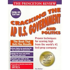 Cracking the Ap U.S. Government and Politics, 1998-99