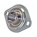SBPF205-16 Flanged Mounted Bearing, 2 Bolt, 1" Inside Diameter, Set screw Lock, Steel, Inch