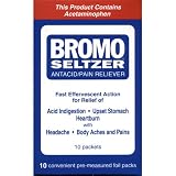 Bromo Seltzer Antacid/ Pain Reliever 10 Pre-Measured Foil Packs