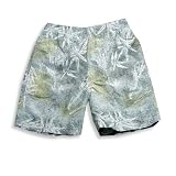 Coconut Pier - Boys Bathing Suit, Sage, Gold, White