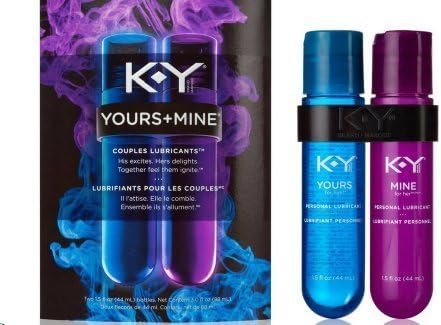 K-Y Yours and Mine COUPLES LUBRICANTS Water Based Desensitizing by RECKITT BENCKISER LLC
