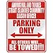  ABORIGINAL AND TORRES STRAIT ISLANDER COMMUNITY LIAISON OFFICER PARKING ONLY  PARKING SIGN OCCUPATIONS