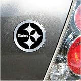 Pittsburgh Steelers Chrome Auto Emblem