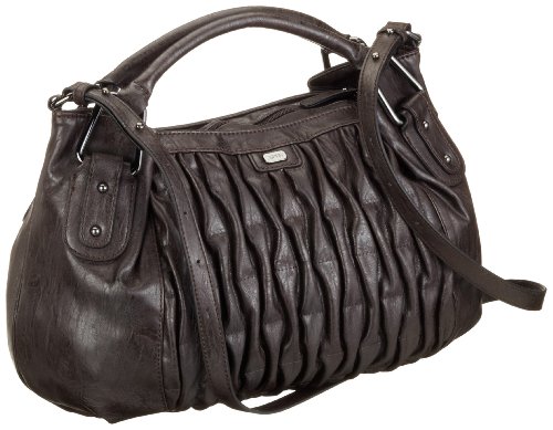 Esprit Xia X15055, Damen Umh&auml;ngetasche, braun, (chocolate 248), 26X44X17