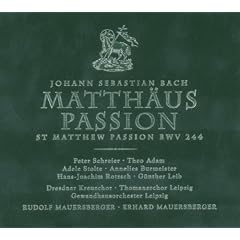 Matth�us-Passion/Mauersberger