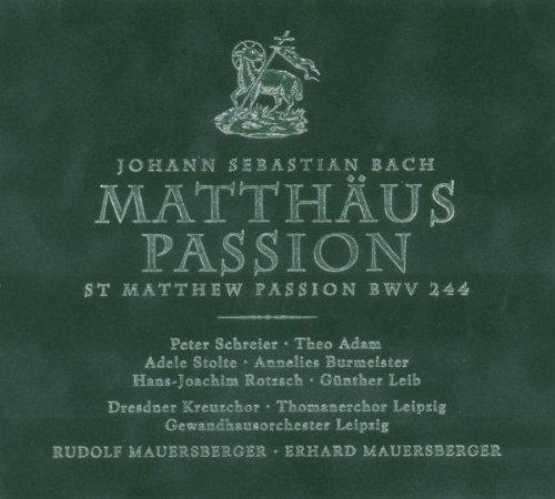 Produkt-Bild: Matth&auml;us-Passion/Mauersberger