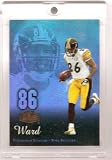 2006 Flair Showcase Football Showcase Hines Ward Pittsburgh Steelers Football Card # 79 - Mint Condition - Shipped in Protective Display Case