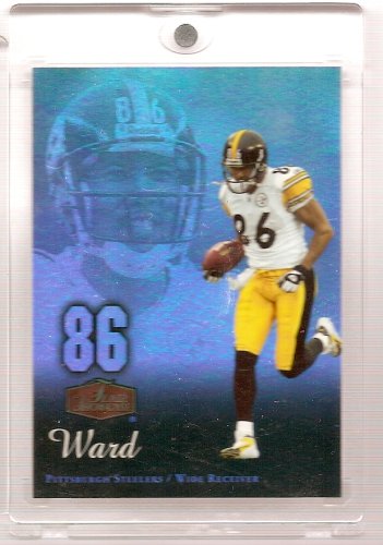 2006 Flair Showcase Football Showcase Hines Ward Pittsburgh Steelers Football Card # 79 - Mint Condition - Shipped in Protective Display Case