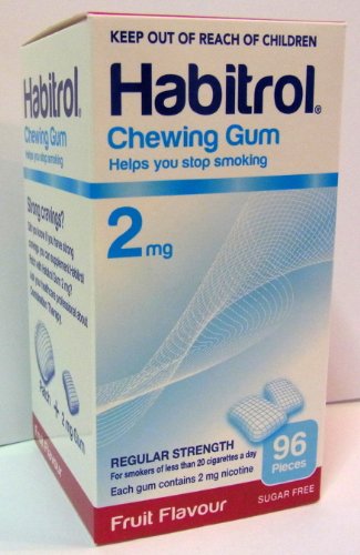 Habitrol Coated Nicotine Gum 3 Boxes Fruit 288 Pieces 2mg