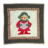 IMAGE OF Patch Magic Red and Black Plaid White Lines Fabric Stocking, 8-Inch by 21-Inch