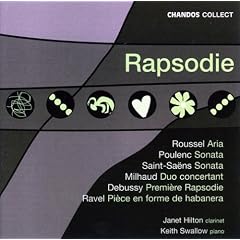 Rapsodie - French Music for Clarinet and Piano