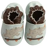 Robeez Infant/Toddler Skater Rhino Shoe