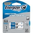 E2 AAA High-Energy Lithium Battery Retail Pack - 2 Pack
