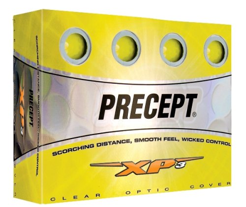 PRECEPT Golfball XP3 gelb, 12 Stück