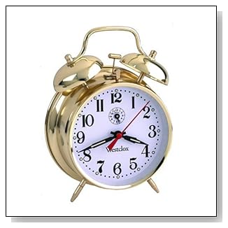 Old-Fashioned Wind Up Alarm Clocks