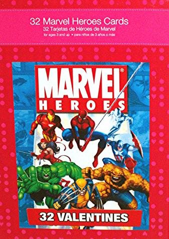 Cover image : Marvel Heroes Valentine Cards