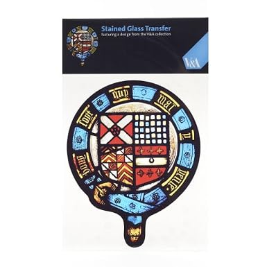 V&A Heraldic Arms Stained Glass Window Transfer||EVAEX||RF10F