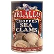 DeLallo Chopped Sea Clams, 15-Ounce Unit (Pack of 4)