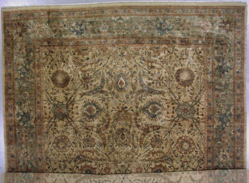 14x22 HANDSPUN VEGETABLE DYE PERSIAN MAHAL AREA 