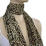 Leopard Plush Long Thin Tube Fashion Scarf Belt Wrap
