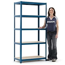 150kgs Budget Shelving 1800h x 900w x 450mmd
