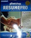 The Print Shop Elements:  Resume Pro
                              Deluxe