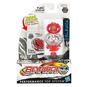 Beyblade - Metal Master - Hasbro - Saison 2 - Version Officiel - Flame Serpent B-120 SW145F