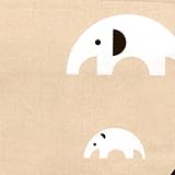 国産 【 日本製 】 ベビー 掛け 布団 カバー ファスナー タイプ 80cm×100cm お昼寝布団カバー ぞー ベージュ