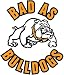 Bad As Bulldogs Temporary Tattoos