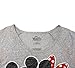 Disney Juniors Mickey and Minnie Cuddle Grey Knit Jersey Sizes (S-XL)