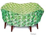 Two Dogs Designs Loveseat Cover, Green Stripes