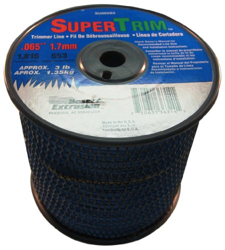SuperTrim .065-Inch 3-Pound Spool Home Owner Grade Round Grass Trimmer Line, Blue SU065S3-2 SuperTrim .065-Inch 3-Pound Spool Home Owner Grade Round Grass Trimmer Line, Blue SU065S3-2