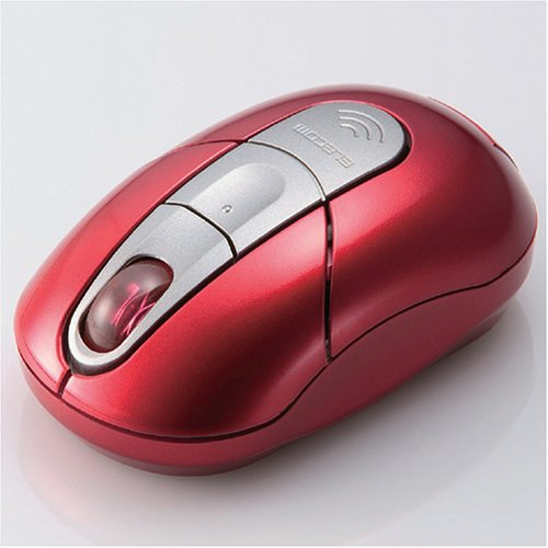 ELECOM 2.4GHz帯採用 KUNACワイヤレスマウス plus レッド M-D9URRD