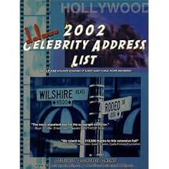 2002 Deluxe Celebrity Address List: Over 13,000 Accurate Addresses of Almost Every Public Figure Imaginable!