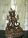Huge Tara Statue Buddhist Savior-goddess Brass Sculpture India 34"