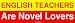 ENGLISH TEACHERS Are Novel Lovers Large Bumper Sticker