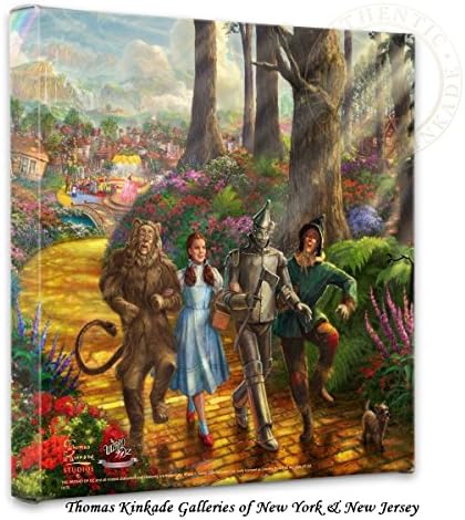 Thomas Kinkade Follow the Yellow Brick Road Gallery Wrap Canvas
