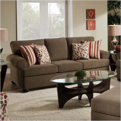 Dorothy Stationary Sofa Fabric: Farley Mink