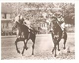 Seabiscuit Beats War Admiral B&W 8x10