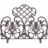 Uniflame SINGLE PANEL BRONZE FINISH CAST ALUMINUM SCREEN