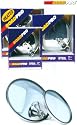 RoadPro RP-19S 8.5" Stainless Steel Adjustable Convex Mirror - Center Stud