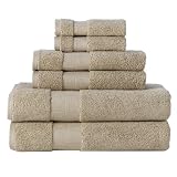 Contemporary 6-pc. Towel Set - Brown Linen
