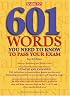 601 Words You Need to Know to Pass Your Exam (Barron's 601 Words You Need to Know to Pass Your Exam)